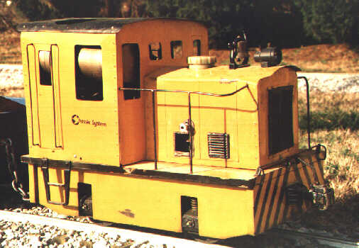7.5 gauge diesel locomotive